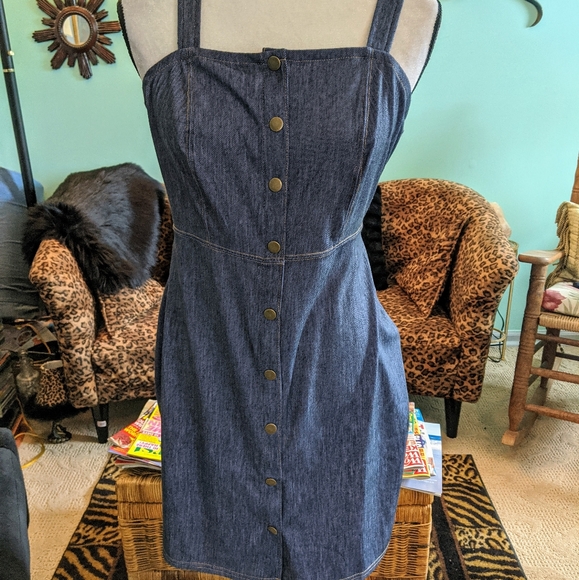 no comment Dresses & Skirts - Stretch denim look sundress